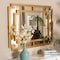 Baxton Studio Dayana Modern and Contemporary Antique Gold Finished Wood Accent Wall Mirror 222-12932-ZORO - alternate 1